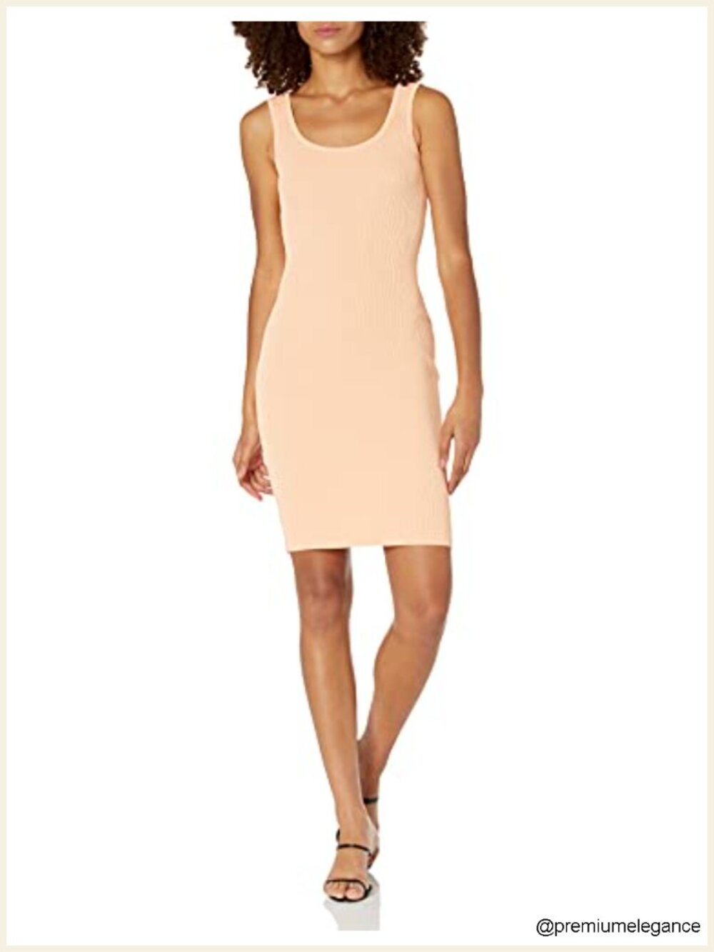 GUESS Sleeveless Square Neck Bodycon Dress